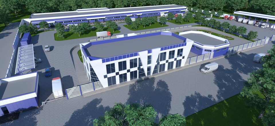 Construction of a research center with production medical laboratory.
